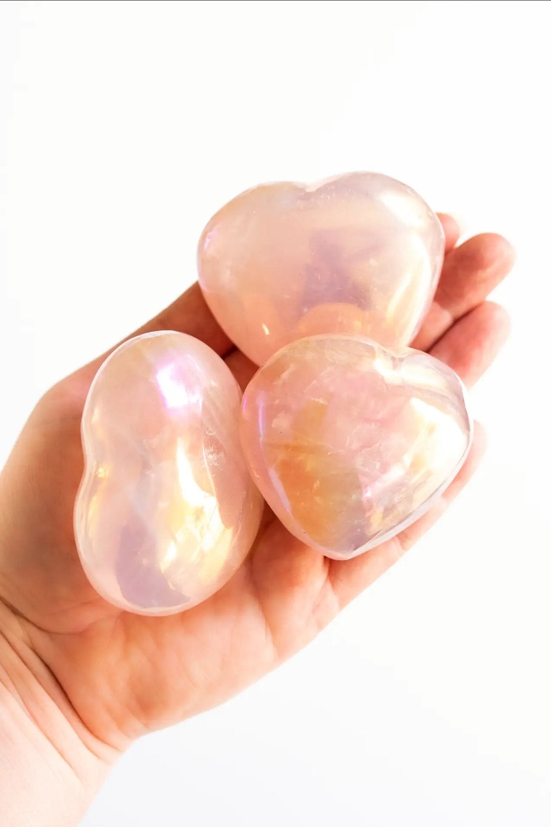 Clear Crystal Heart Shaped Healing Gemstone to Amplify Your Energy